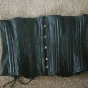 Leather Corset Steel boning